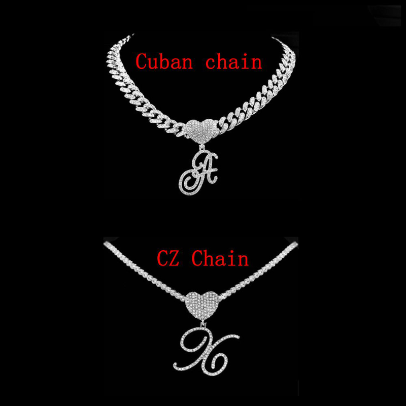 Soul® A-Z Cursive Letter Heart Pendant