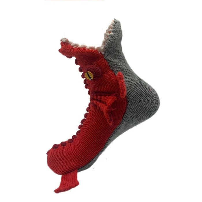 🎅Christmas Pre Sale- 3D Knit Crocodile Socks