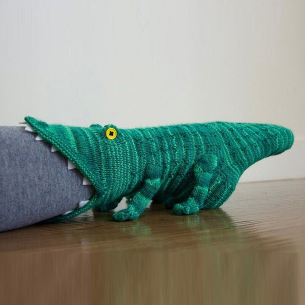 🎅Christmas Pre Sale- 3D Knit Crocodile Socks