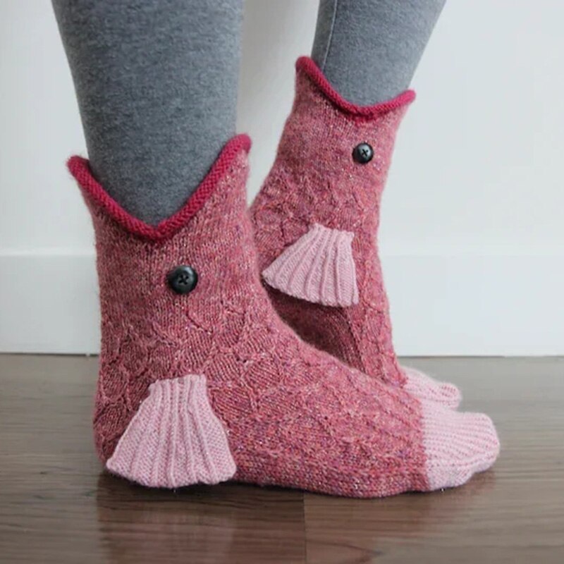 🎅Christmas Pre Sale- 3D Knit Crocodile Socks