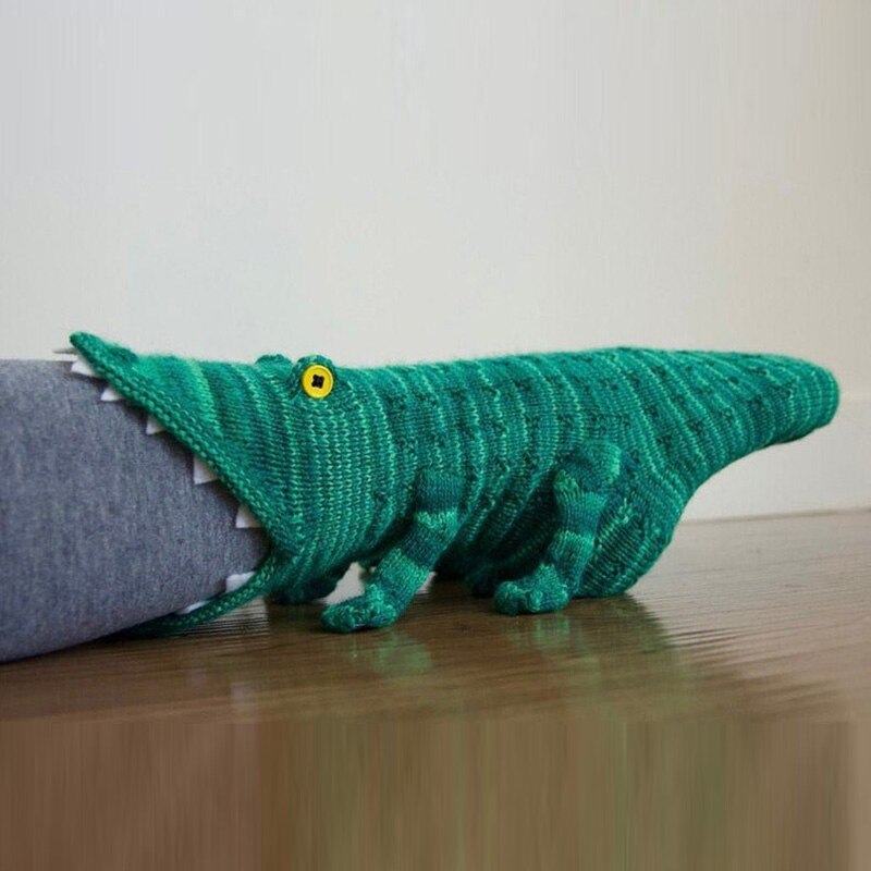 🎅Christmas Pre Sale- 3D Knit Crocodile Socks