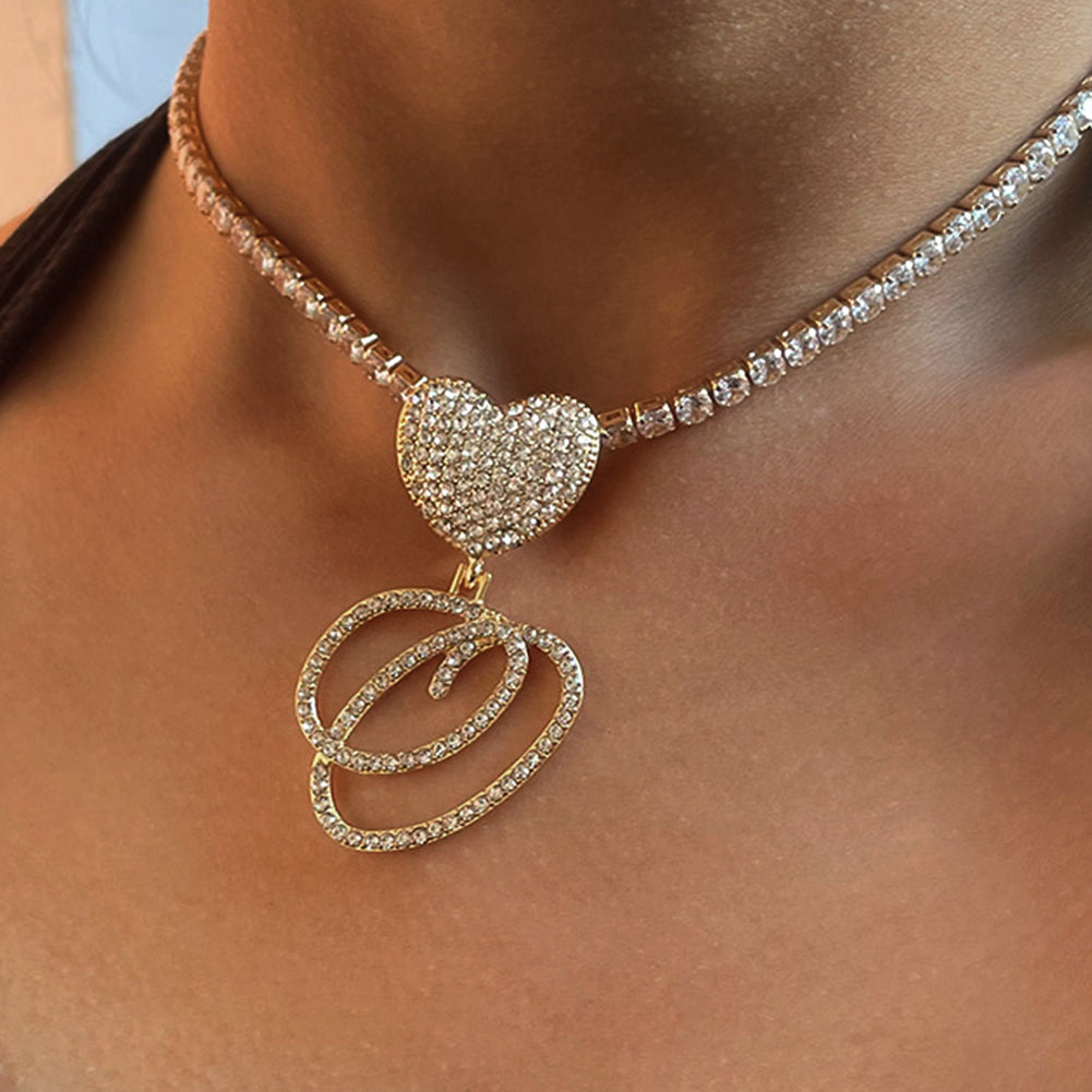 Soul® A-Z Cursive Letter Heart Pendant