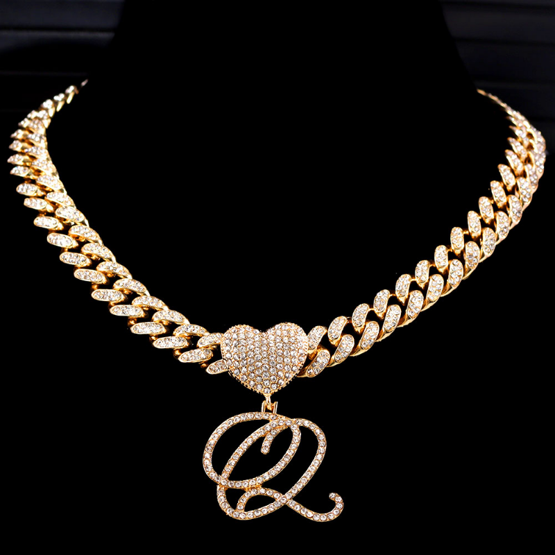 Soul® A-Z Cursive Letter Heart Pendant